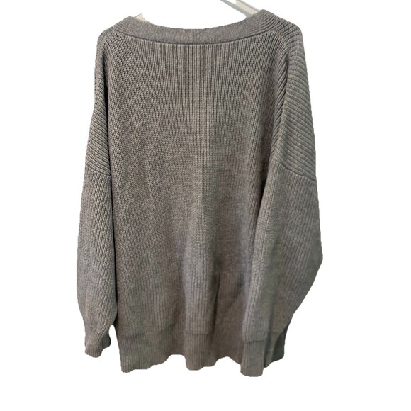 Outerknown Cardigan Mens Sz M/L Gray Knit Organic Cotton Alpaca Blend - Picture 8 of 8